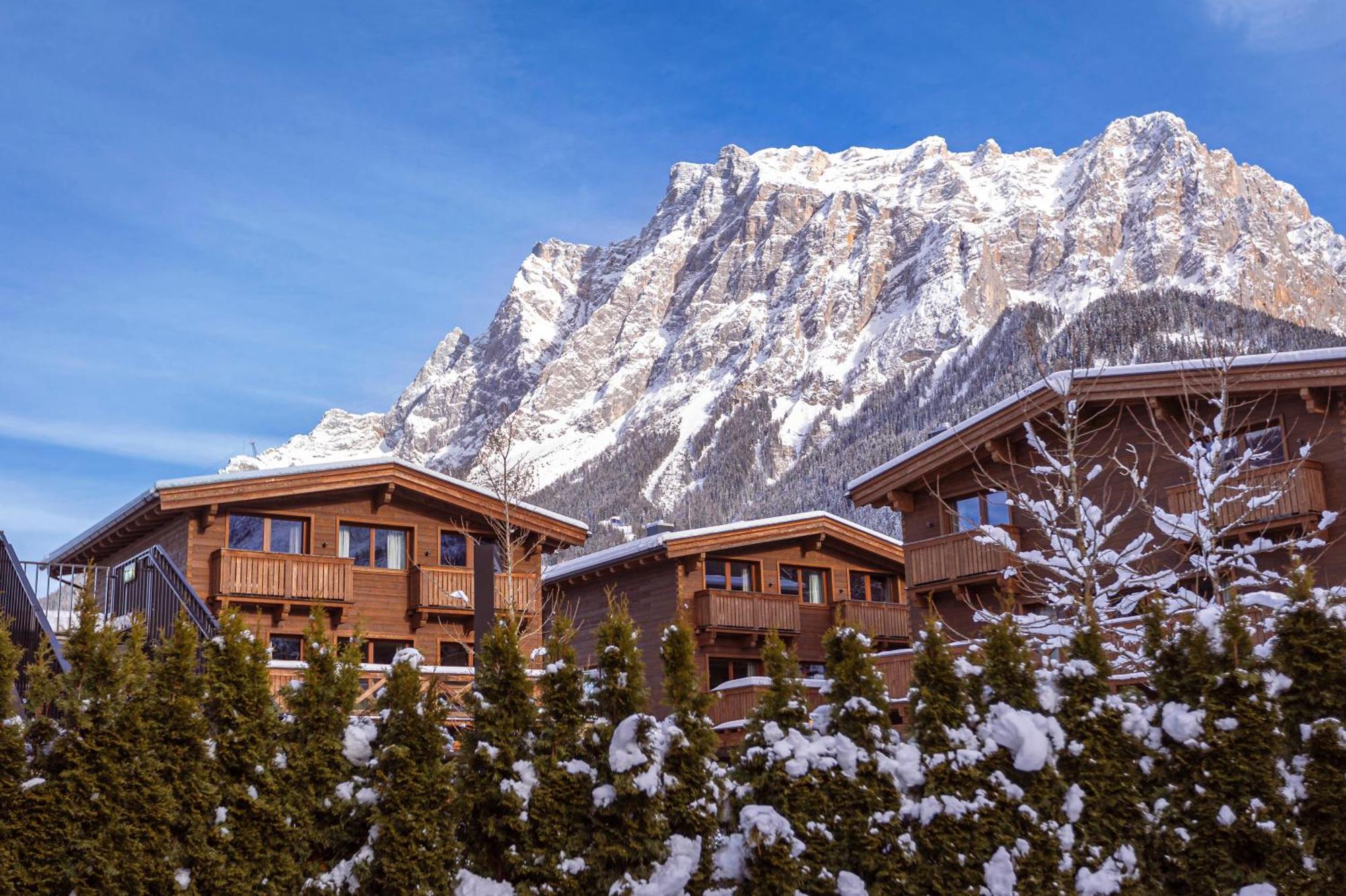 Bergresort Zugspitze Ehrwald By Alps Resorts Bagian luar foto