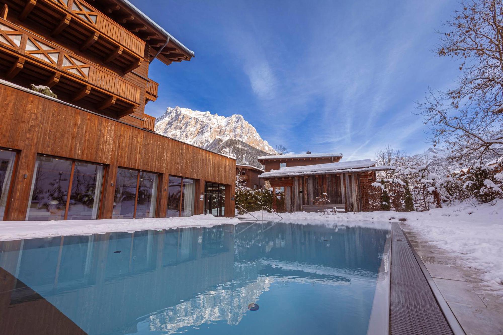 Bergresort Zugspitze Ehrwald By Alps Resorts Bagian luar foto