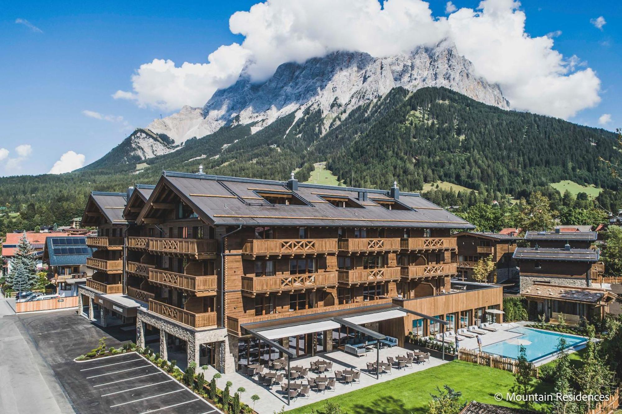Bergresort Zugspitze Ehrwald By Alps Resorts Bagian luar foto